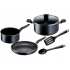 Zestaw Garnków TEFAL Titanium 6 elementów indukcja